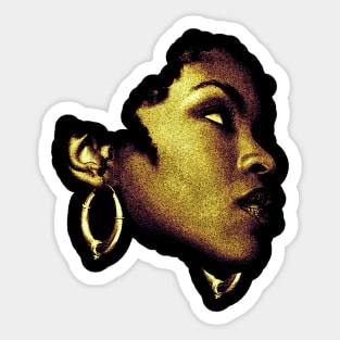 Retro Diva Lauryn Hill Sticker